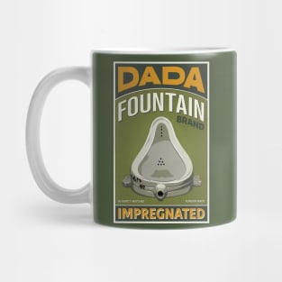 Dada Retro Matchbox Label Fountain #2 Mug